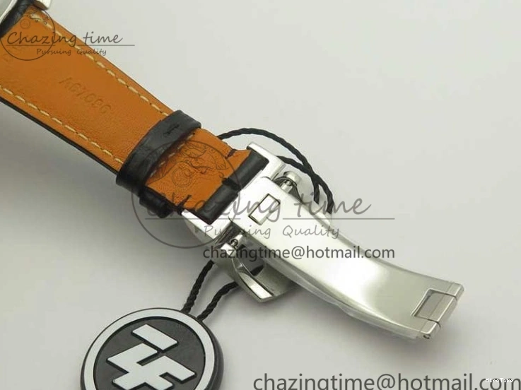 MIROTIME 0110 Portugieser Chrono  42 IW390403 ZF 1:1 Best Edition White Dial Blue Hand on Black Leather Strap A WellDesigned 7190